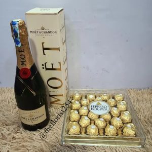 Moet and Chandon with Ferrero Rocher 24pcs